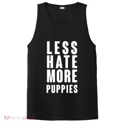 Less Hate More Puppies PosiCharge Competitor Tank