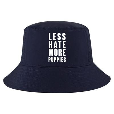Less Hate More Puppies Cool Comfort Performance Bucket Hat