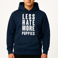 Less Hate More Puppies Hoodie