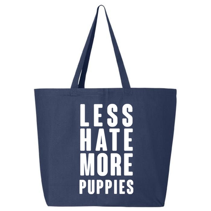Less Hate More Puppies 25L Jumbo Tote
