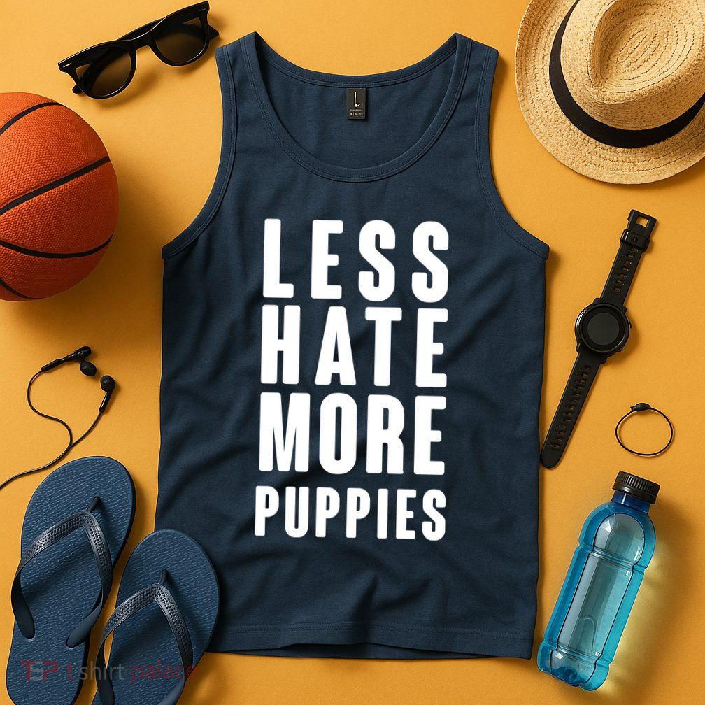 Less Hate More Puppies Tank Top