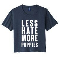 Less Hate More Puppies Crop Top