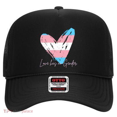 Love Has No Gender Gift High Crown Mesh Back Trucker Hat