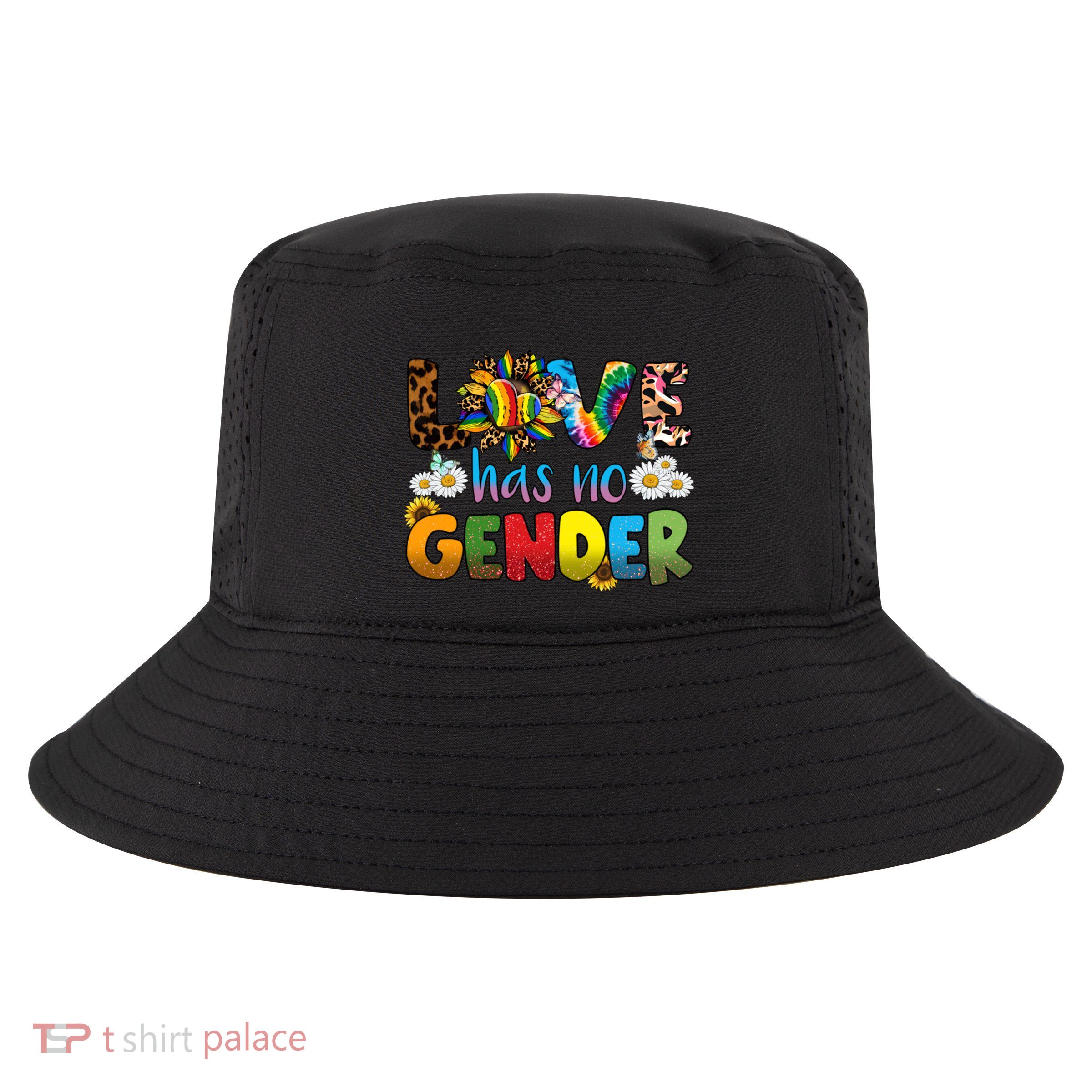 Love Has No Gender Rainbow Equality Lgbt Pride Month Funny Gift Cool Comfort Performance Bucket Hat