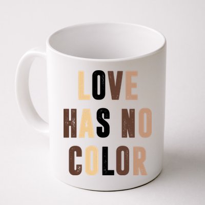 Love Has No Color Black History Mug