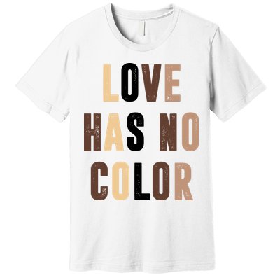 Love Has No Color Black History Premium T-Shirt