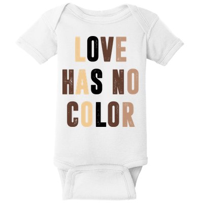 Love Has No Color Black History Baby Bodysuit