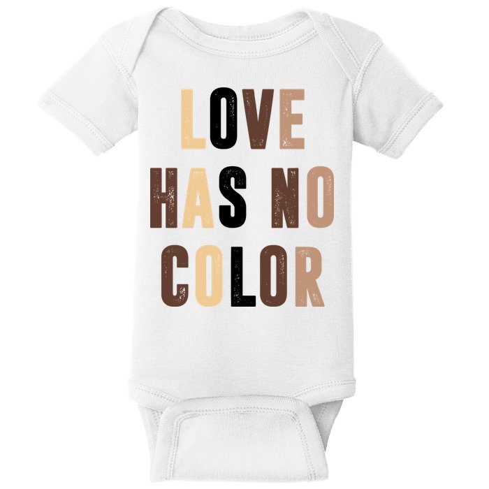 Love Has No Color Black History Baby Bodysuit