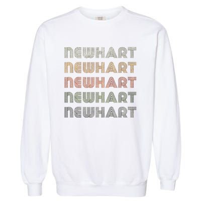 Love Heart Newhart Grunge Vintage Style Black Newhart Garment-Dyed Sweatshirt