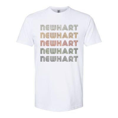 Love Heart Newhart Grunge Vintage Style Black Newhart Softstyle CVC T-Shirt