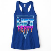 Lift Heavy Old School Retro 80's Golden Era Bodybuilding Gym Gift Womens Tank Top
