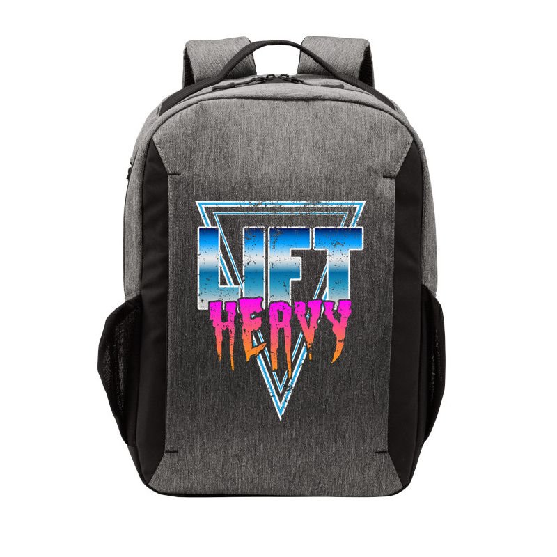 Lift Heavy Old School Retro 80's Golden Era Bodybuilding Gym Gift Vector Backpack