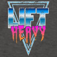 Lift Heavy Old School Retro 80's Golden Era Bodybuilding Gym Gift Vector Backpack