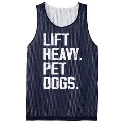 Lift Heavy Pet Dogs Funny Gym Workout Joke For Weight Lifter Mesh Reversible Basketball Jersey Tank