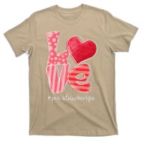 LOVE Heart PreK Teacher Life Valentine's Day Gifts T-Shirt