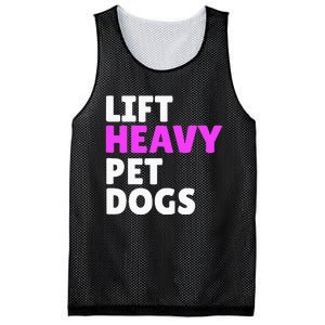 Lift Heavy Pet Dog Funny Gym Workout Gifts For Weight Lifter Mesh Reversible Basketball Jersey Tank