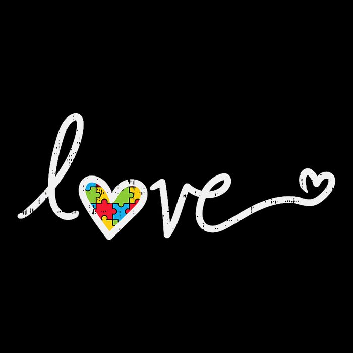 Love Heart Puzzle Cute Autism Awareness Asd 16 in Basic Backpack