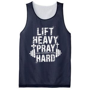 Lift Heavy Pray Hard Gym Christian Jesus Lover Mesh Reversible Basketball Jersey Tank