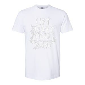 Lift Heavy Pray Hard Gym Christian Jesus Lover Softstyle CVC T-Shirt