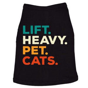 Lift Heavy Pet Cats Funny Gym Workout Weight Lifter Doggie Tank