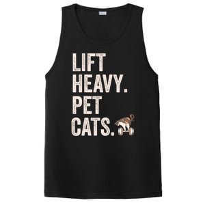 Lift Heavy Pet Cats Funny Gym Workout PosiCharge Competitor Tank