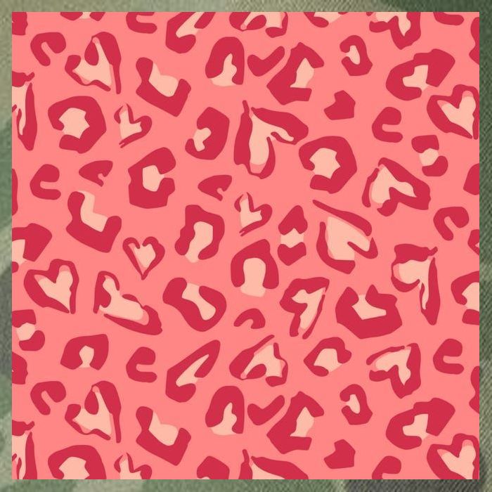 Leopard Heart Pattern Legacy Tie Dye Trucker Hat