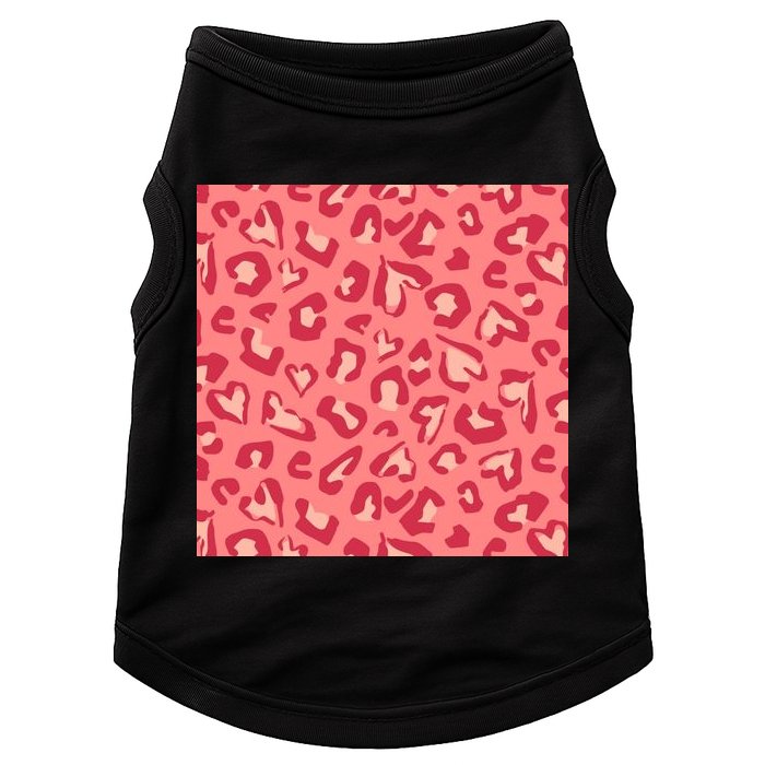 Leopard Heart Pattern Doggie Tank