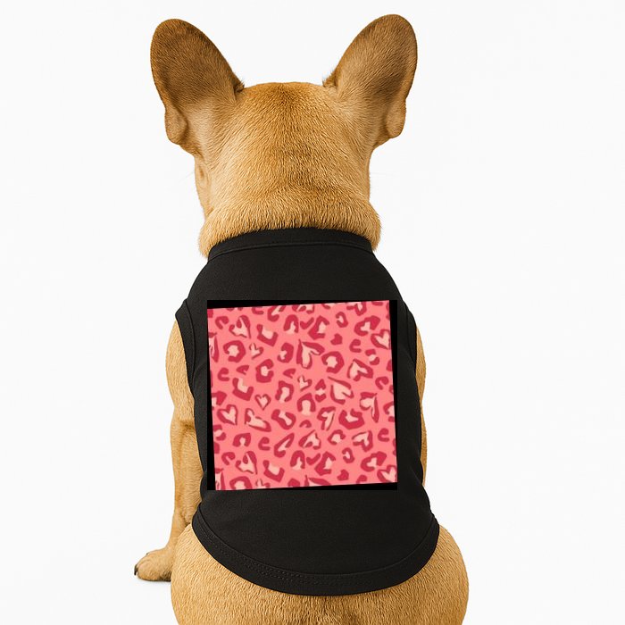 Leopard Heart Pattern Doggie Tank