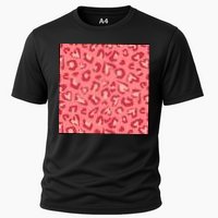Leopard Heart Pattern Performance Shirt