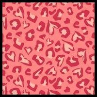 Leopard Heart Pattern Sustainable Bucket Hat