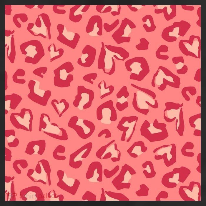 Leopard Heart Pattern Adult Drive Performance Visor
