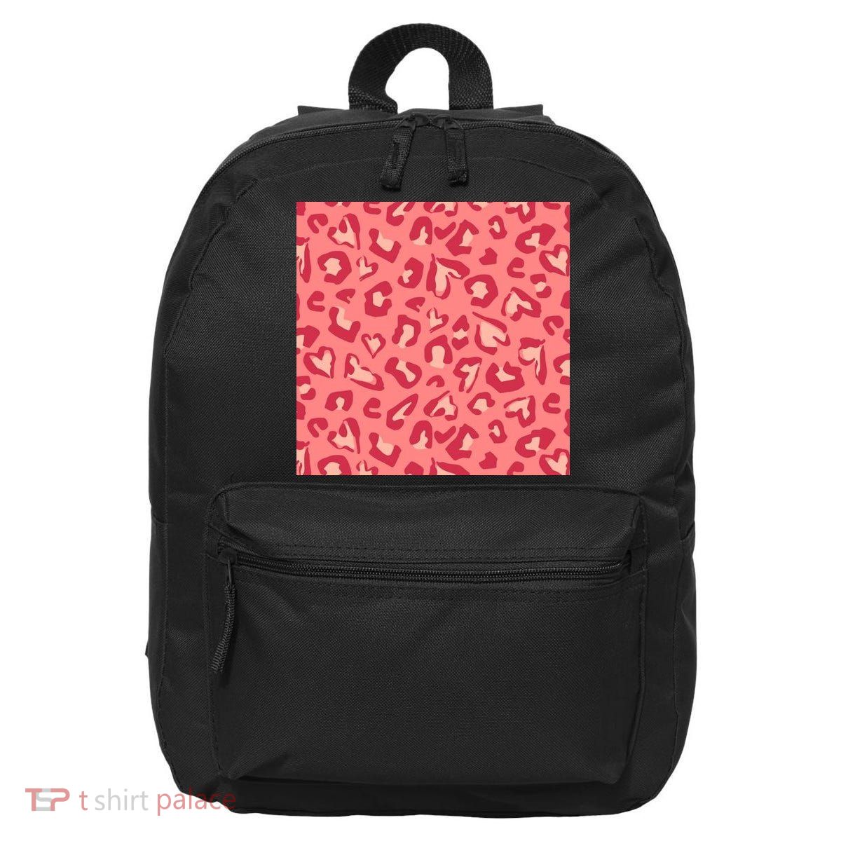 Leopard Heart Pattern 16 in Basic Backpack