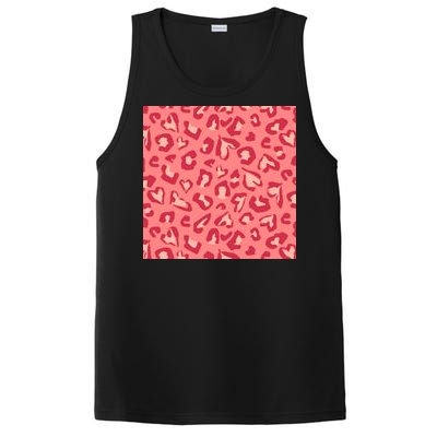 Leopard Heart Pattern PosiCharge Competitor Tank