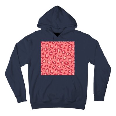 Leopard Heart Pattern Hoodie