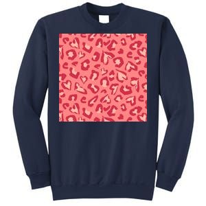 Leopard Heart Pattern Sweatshirt