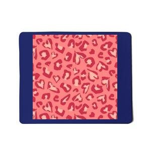 Leopard Heart Pattern Mousepad