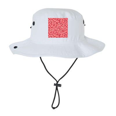 Leopard Heart Pattern Legacy Cool Fit Booney Bucket Hat