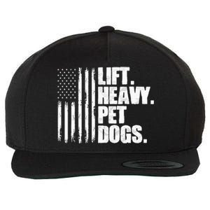 Lift Heavy Pet Dogs Weightlifting Wool Snapback Cap