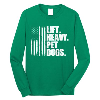 Lift Heavy Pet Dogs Weightlifting Long Sleeve Shirt