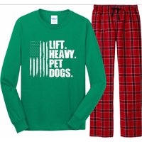 Lift Heavy Pet Dogs Weightlifting Long Sleeve Pajama Set