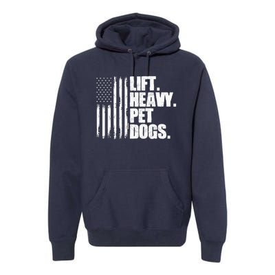 Lift Heavy Pet Dogs Weightlifting Premium Hoodie