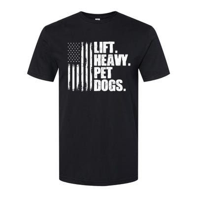 Lift Heavy Pet Dogs Weightlifting Softstyle® CVC T-Shirt