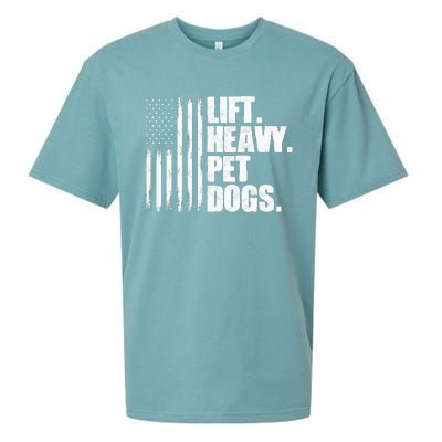 Lift Heavy Pet Dogs Weightlifting Sueded Cloud Jersey T-Shirt