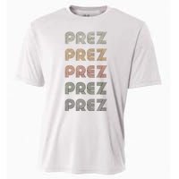 Love Heart Prez Grunge Vintage Style Black Prez Cooling Performance Crew T-Shirt