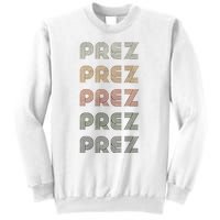 Love Heart Prez Grunge Vintage Style Black Prez Sweatshirt