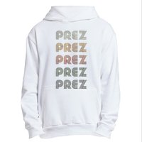 Love Heart Prez Grunge Vintage Style Black Prez Urban Pullover Hoodie