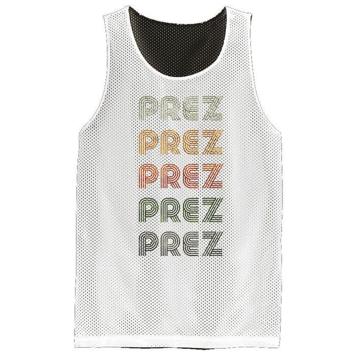 Love Heart Prez Grunge Vintage Style Black Prez Mesh Reversible Basketball Jersey Tank