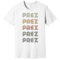 Love Heart Prez Grunge Vintage Style Black Prez Premium T-Shirt