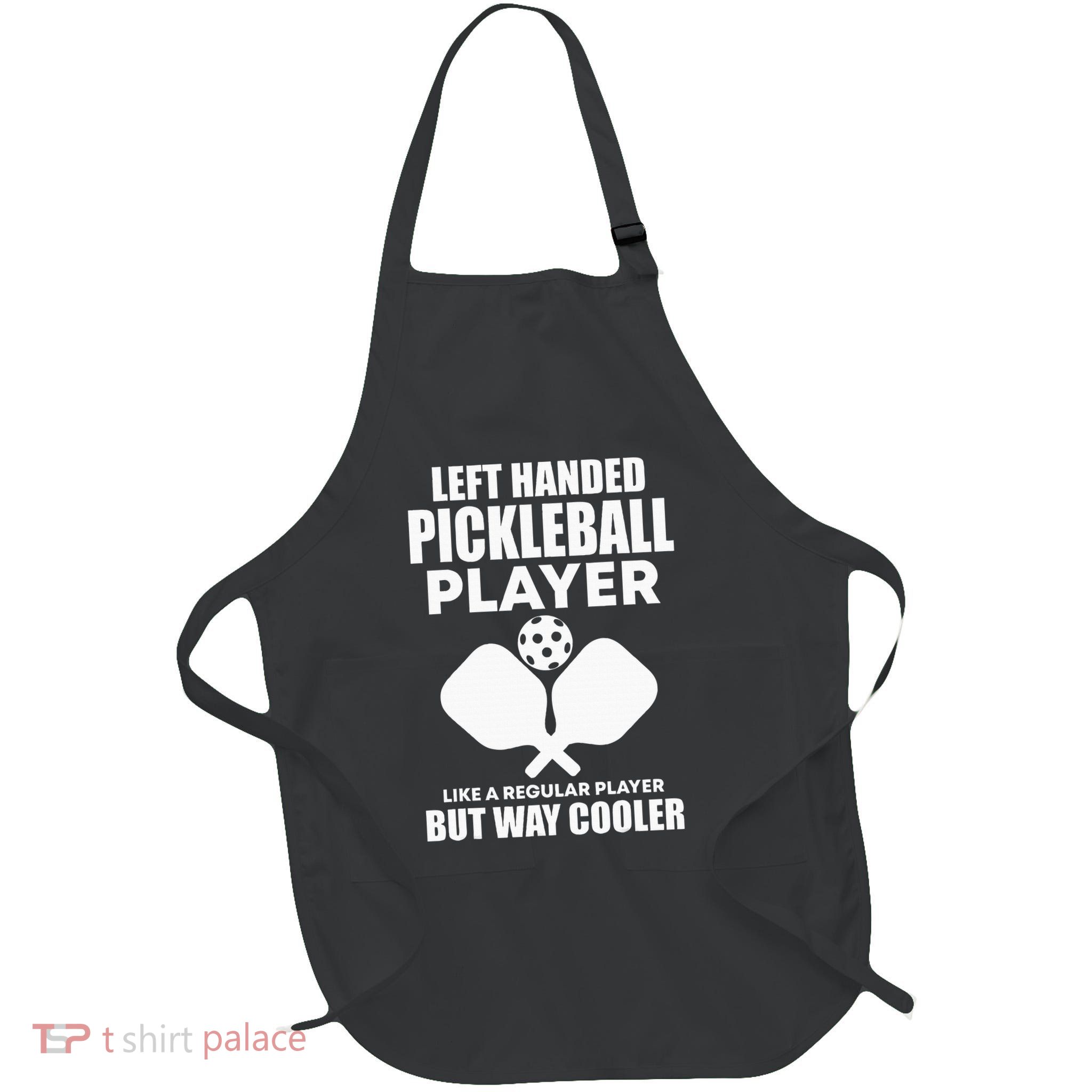 Left Handed Pickleball Player Apron