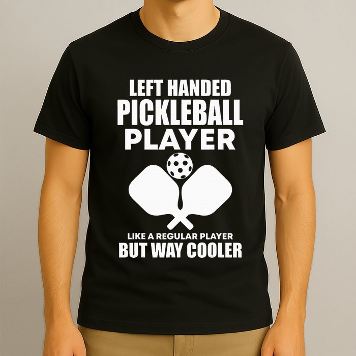 Left Handed Pickleball Player T-Shirt